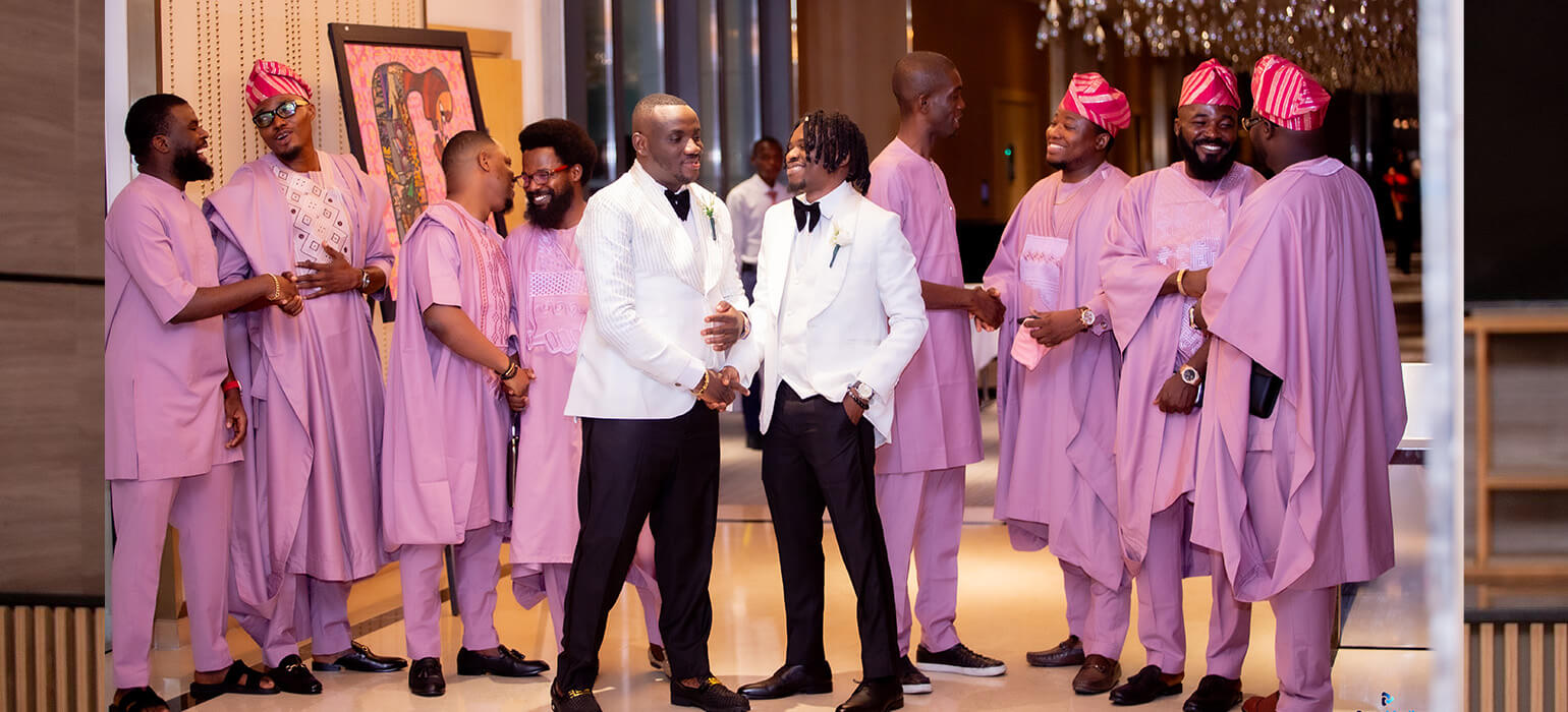 Wedding coverage Grooms men photography lagos